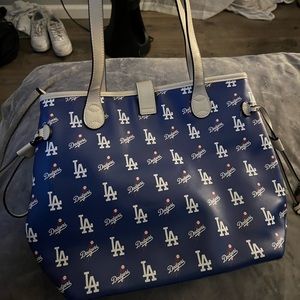 Dodgers tote bag perfect for games!